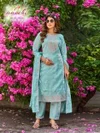 Coco By Aanchi Glass Roman Kurti With Bottom Dupatta
